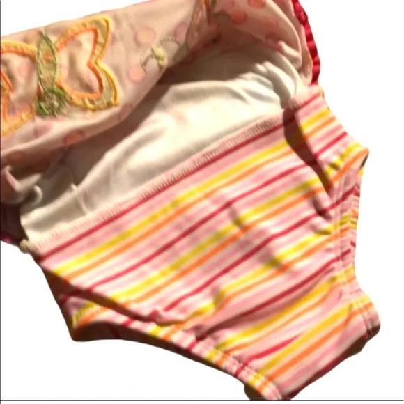 SAND N SUN NEW BABY GIRL SWIM SWIMSUIT BATHING SUIT SUMMER BEACH SIZE 6 9 MTHS - Picture 6 of 7